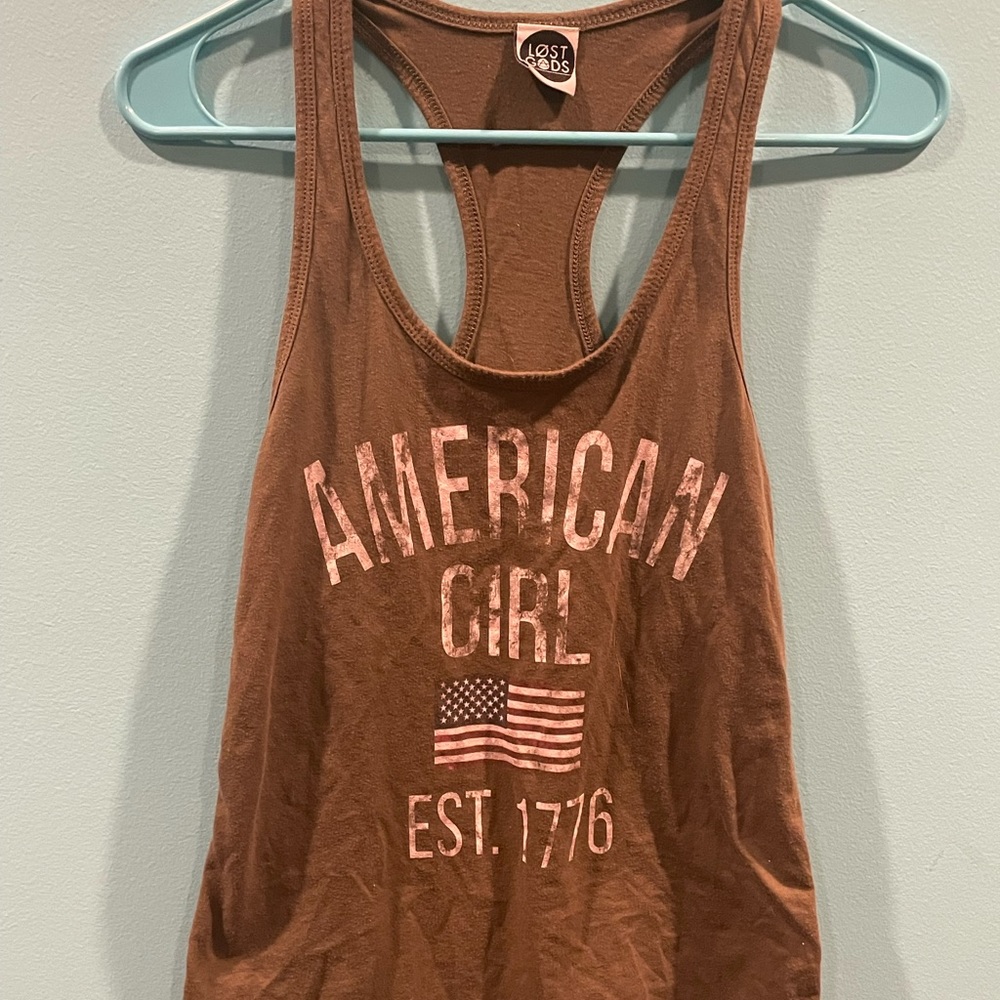 Lost Gods Army Green Tank Top